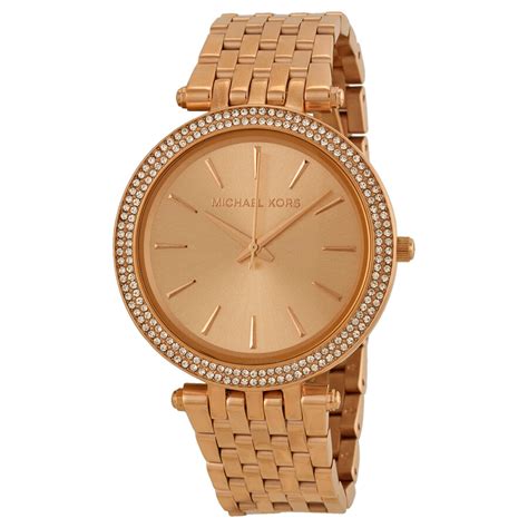 michael kors petite rose gold watch|michael kors darci mk3192.